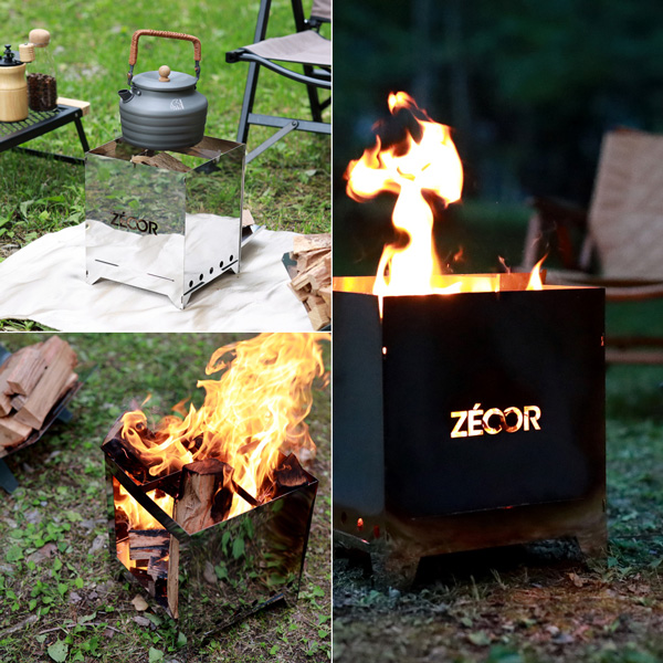 ZEOOR ファイアピットキューブXL 焚き火台