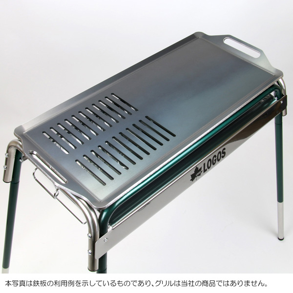 ロゴス チューブグリル Smart80 L対応グリルプレート：バーベキュー