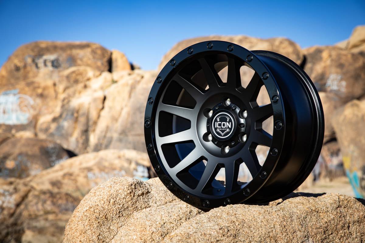 Texas Motorworx | ICON Alloys COMPRESSION DOUBLE BLACK 18X9 6X5.5