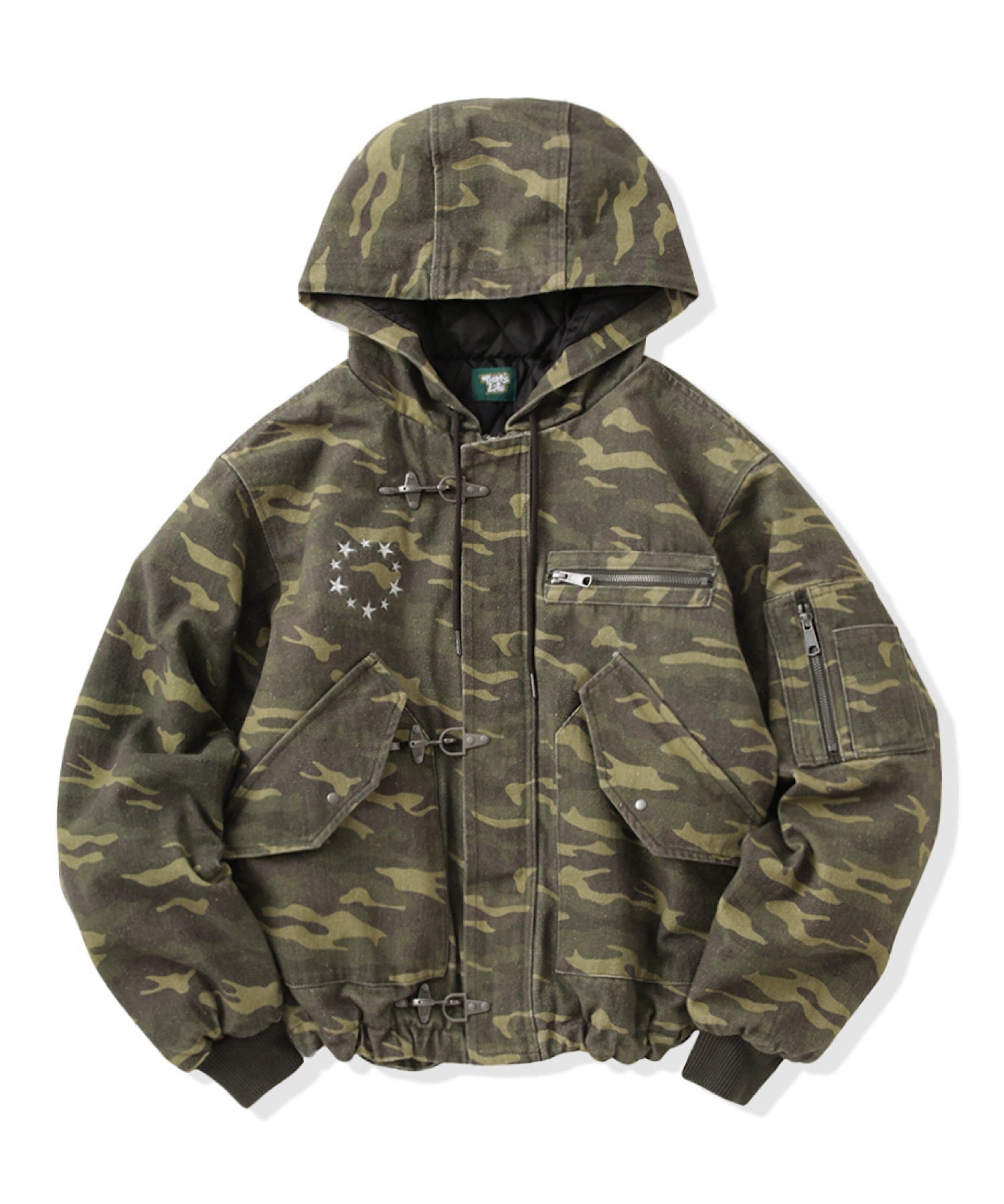 Vintage styles Star logo Duck Hooded Fireman Jacket – That's life