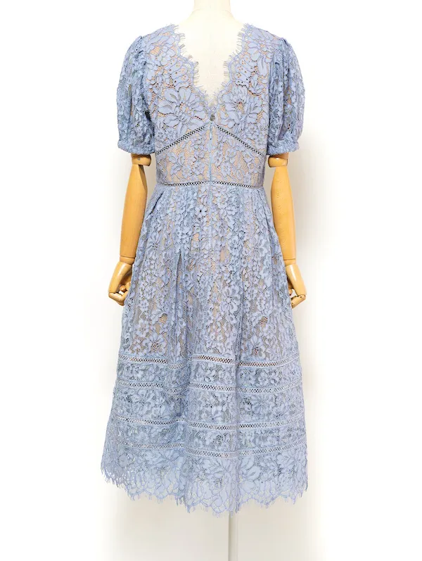 SELF PORTRAIT（セルフポートレイト） フラワーレースドレス（ライト