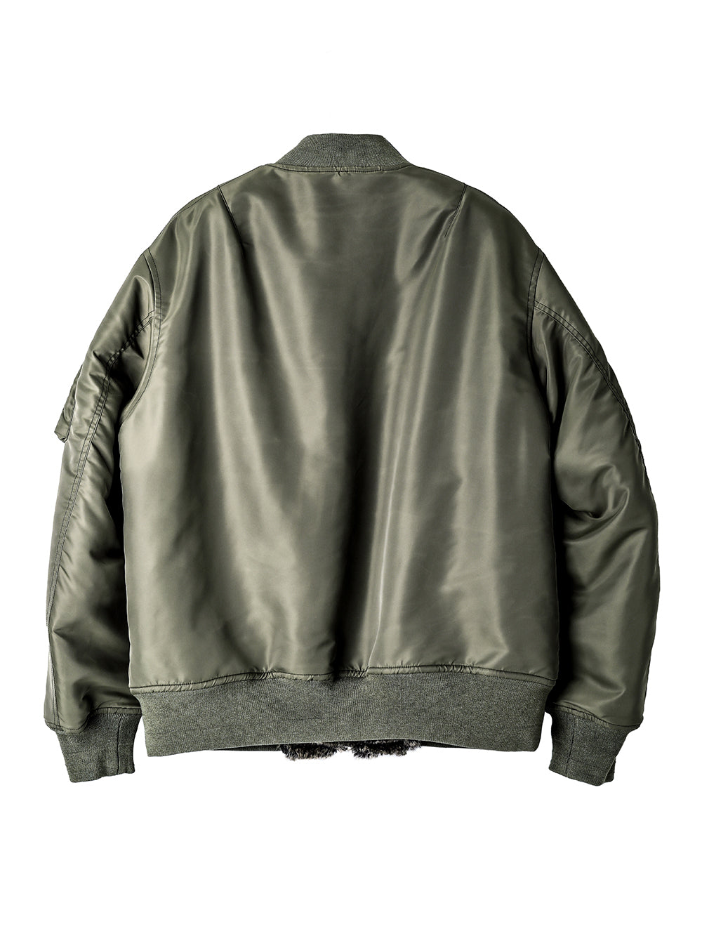 sj.0034AW25-olive x beige フォーファーライニングフライトジャケット