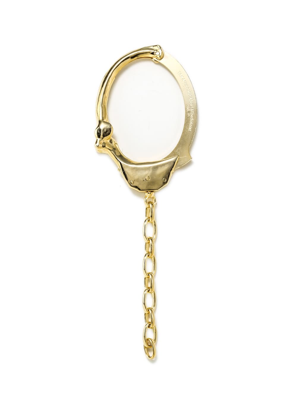 sa.0025SS23_gold Bone shaped hand cuff bracelet-L- judb 2023SS