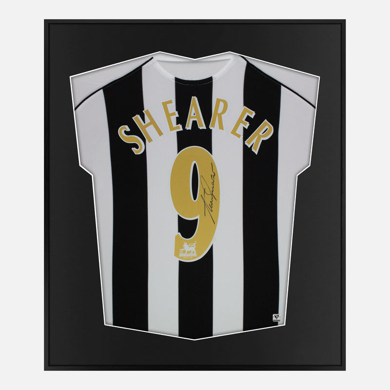 Framed Alan Shearer Signed Newcastle United Shirt, Number 9 [Lite]