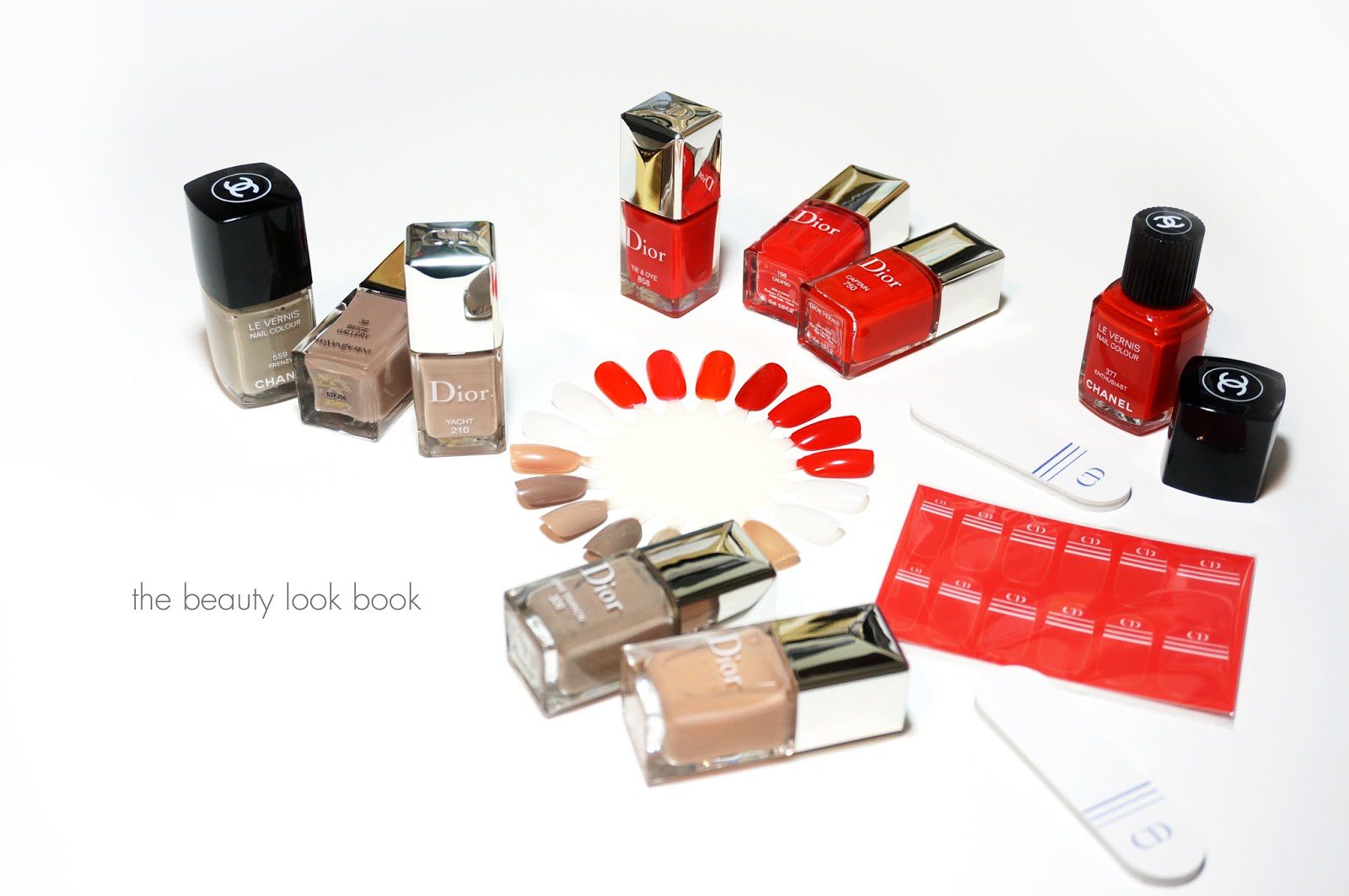 Dior Yacht 210 and Captain 750 Nail Polish Comparisons - The