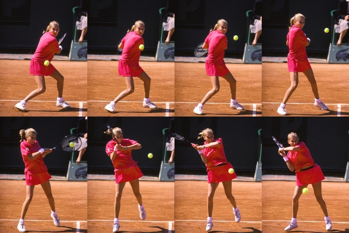 絶頂期に暴漢に刺された悲運の女王、セレス。フォア＆バック双方から