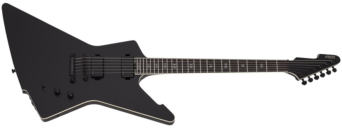 Schecter E-1 SLS Evil Twin Black 1343-SHC - The Guitar World