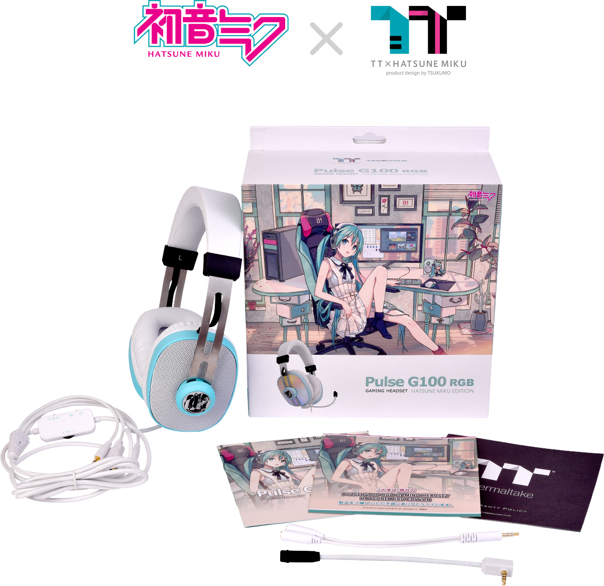 ThermaltakeThermaltake Pulse G100 RGB Gaming Headset – Hatsune