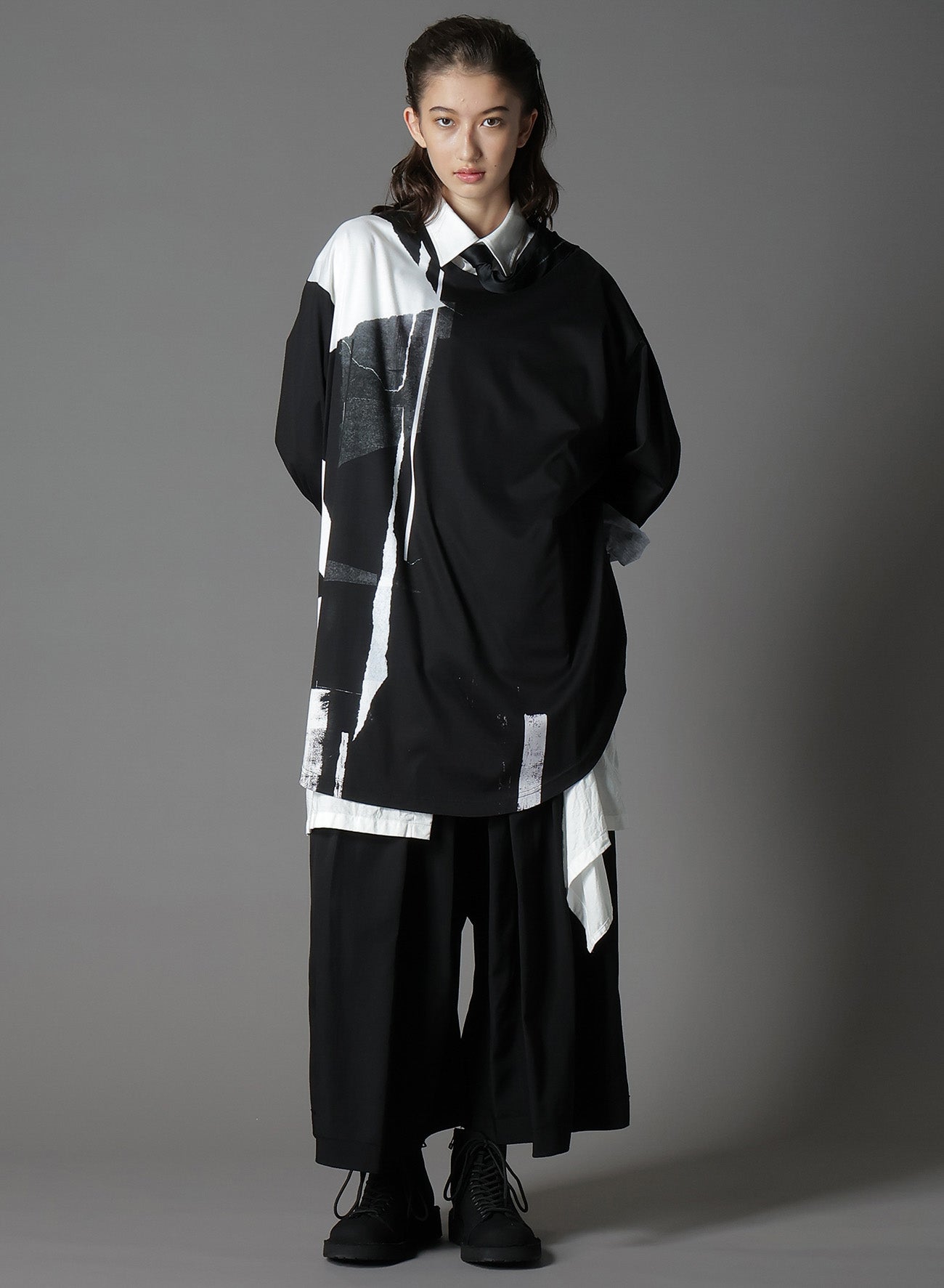 WOOL GABARDINE GY HAKAMA TYPE1 – THE SHOP YOHJI YAMAMOTO