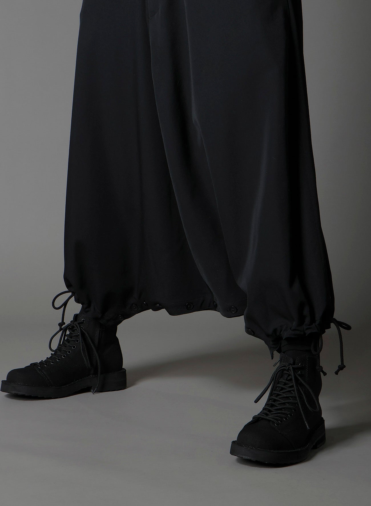 W/GABARDINE INSEAM BUTTON SAROUEL PANTS – THE SHOP YOHJI YAMAMOTO