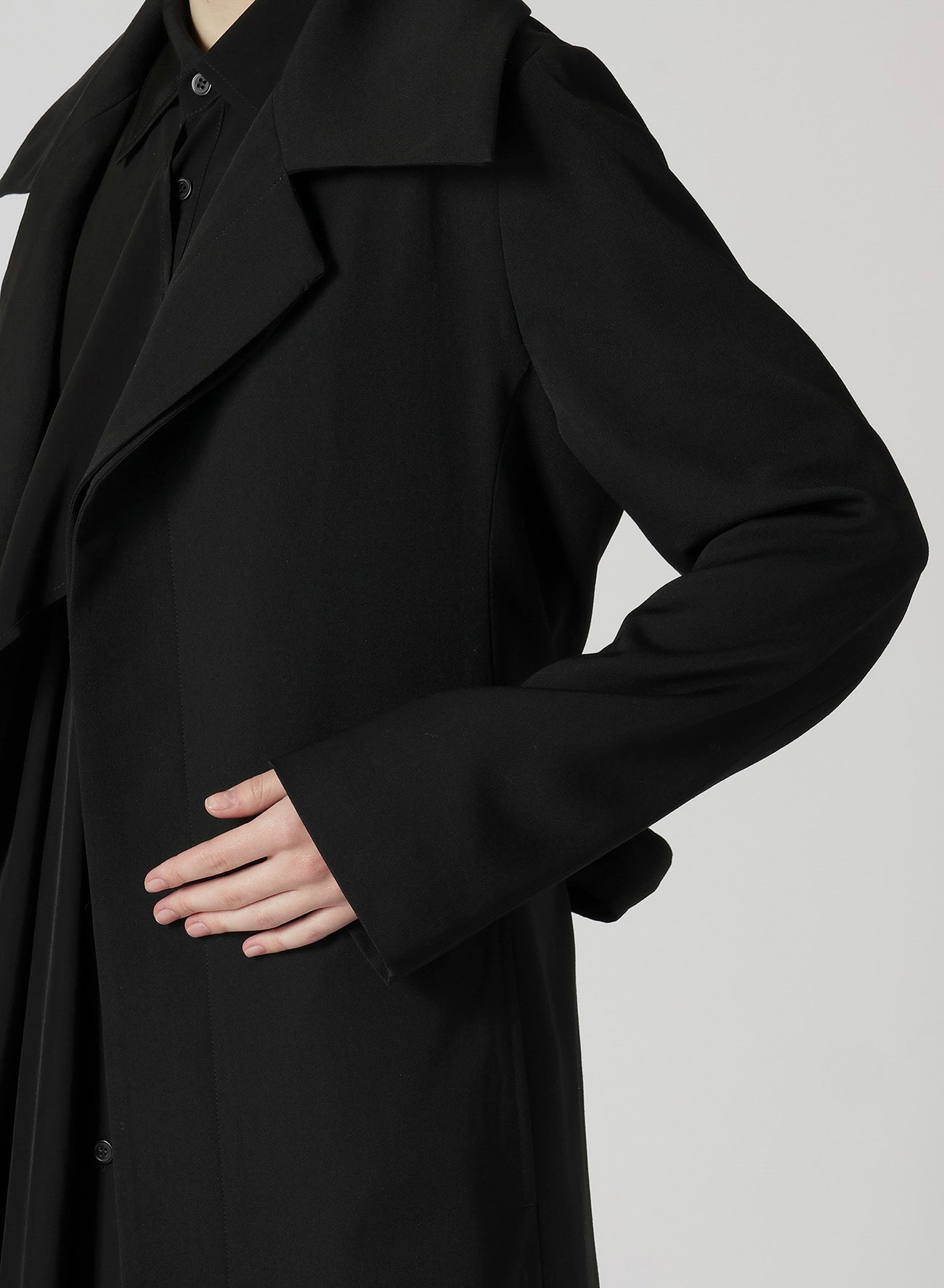 GABARDINE R-BASIC COAT – THE SHOP YOHJI YAMAMOTO