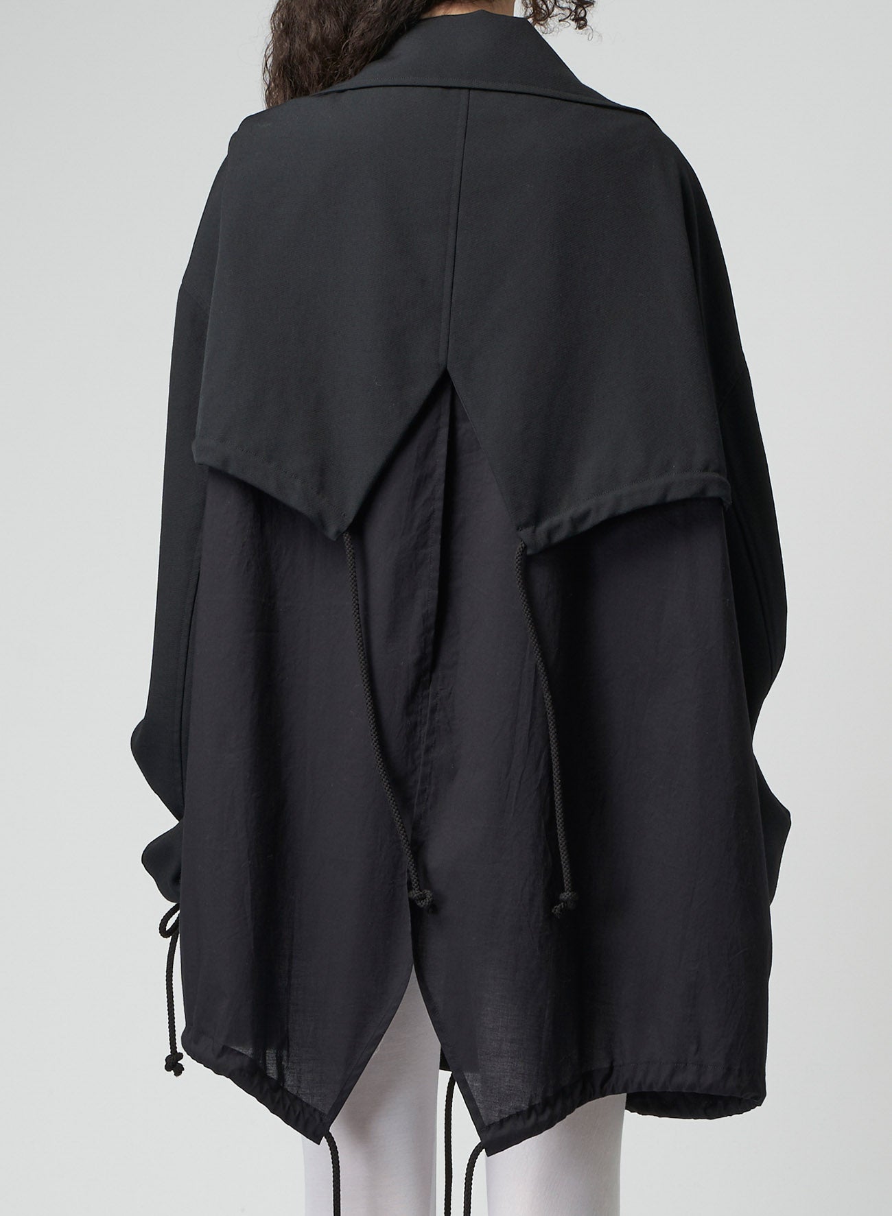 WOOL GABARDINE LAYERED MOD'S COAT – THE SHOP YOHJI YAMAMOTO