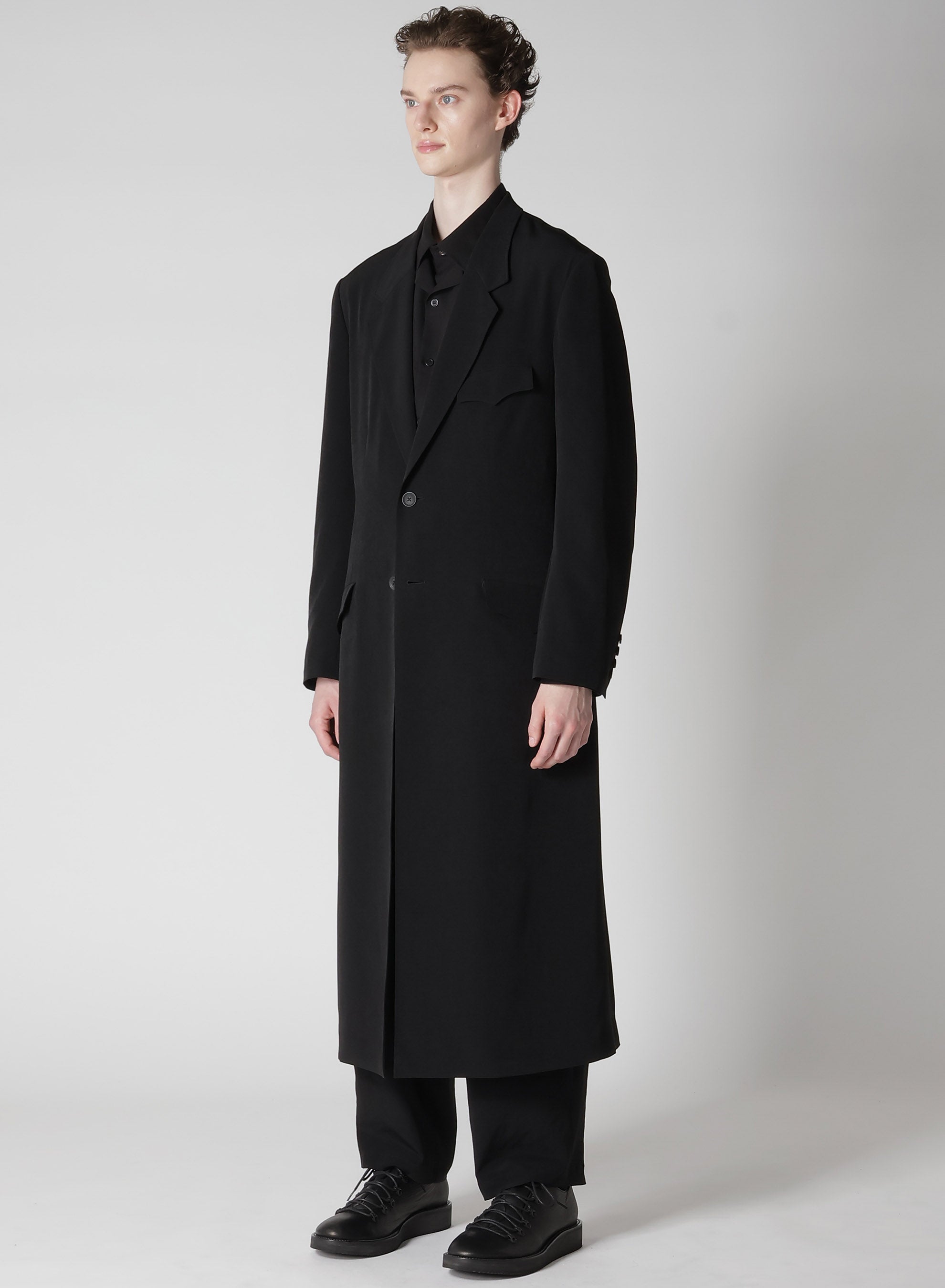 TA TUXEDO BACK FLARE LONG JACKET – THE SHOP YOHJI YAMAMOTO