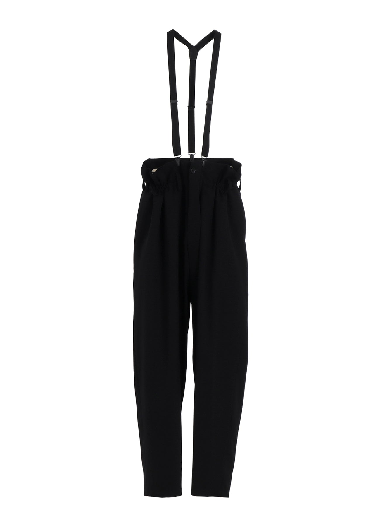 WOOL GABARDINE SUSPENDER PANTS – THE SHOP YOHJI YAMAMOTO