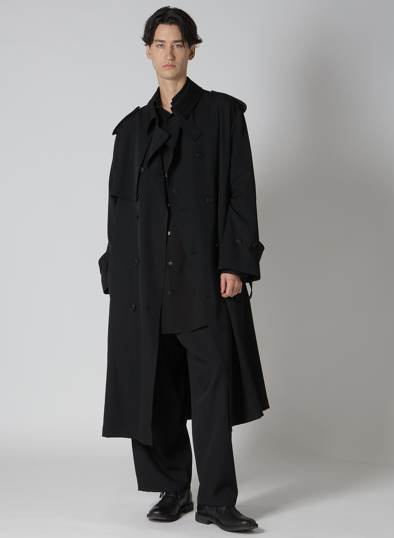 GABARDINE TRENCH COAT – THE SHOP YOHJI YAMAMOTO