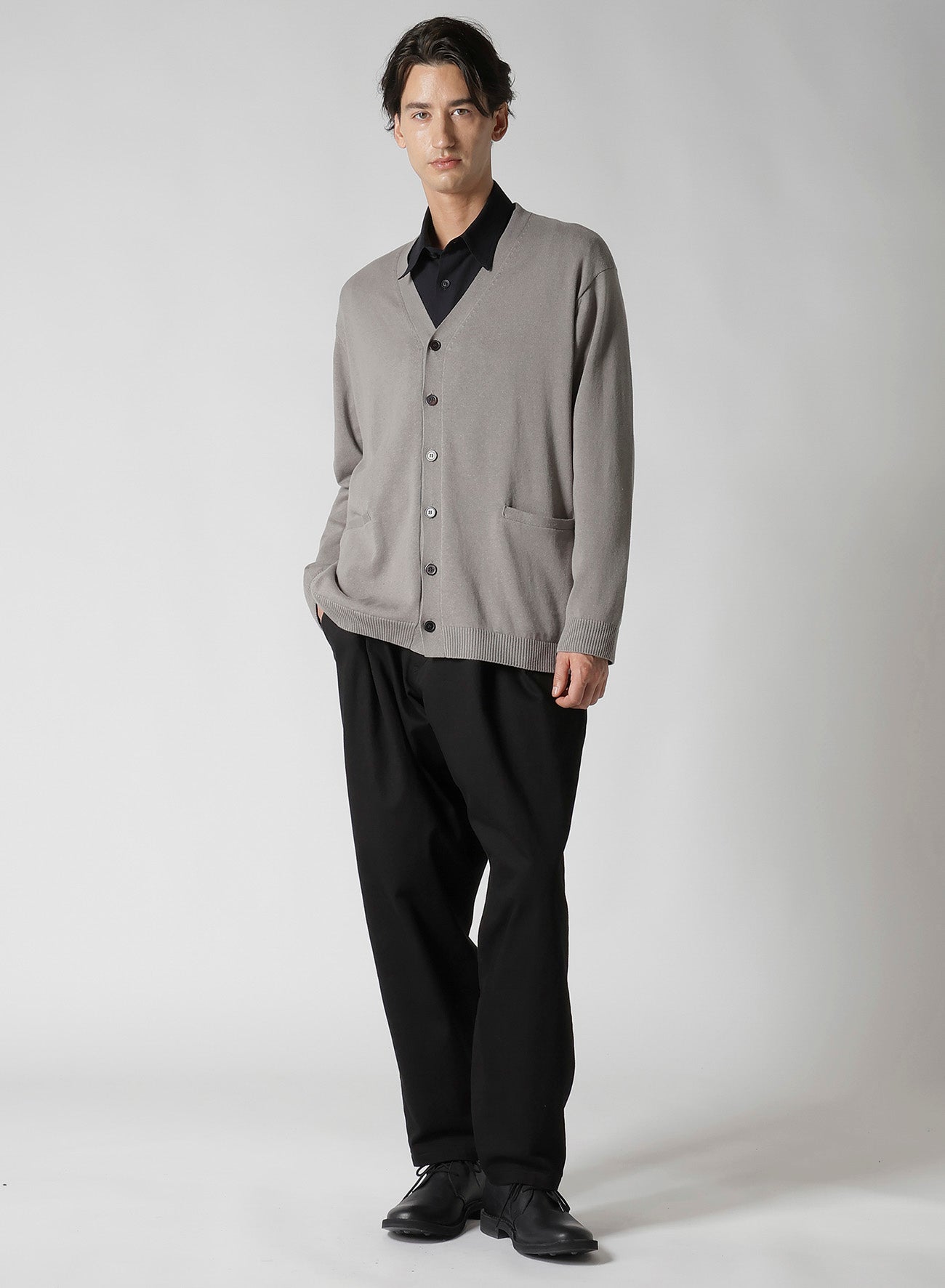 Y's for men INTERSIA LOGO CARDIGAN – THE SHOP YOHJI YAMAMOTO