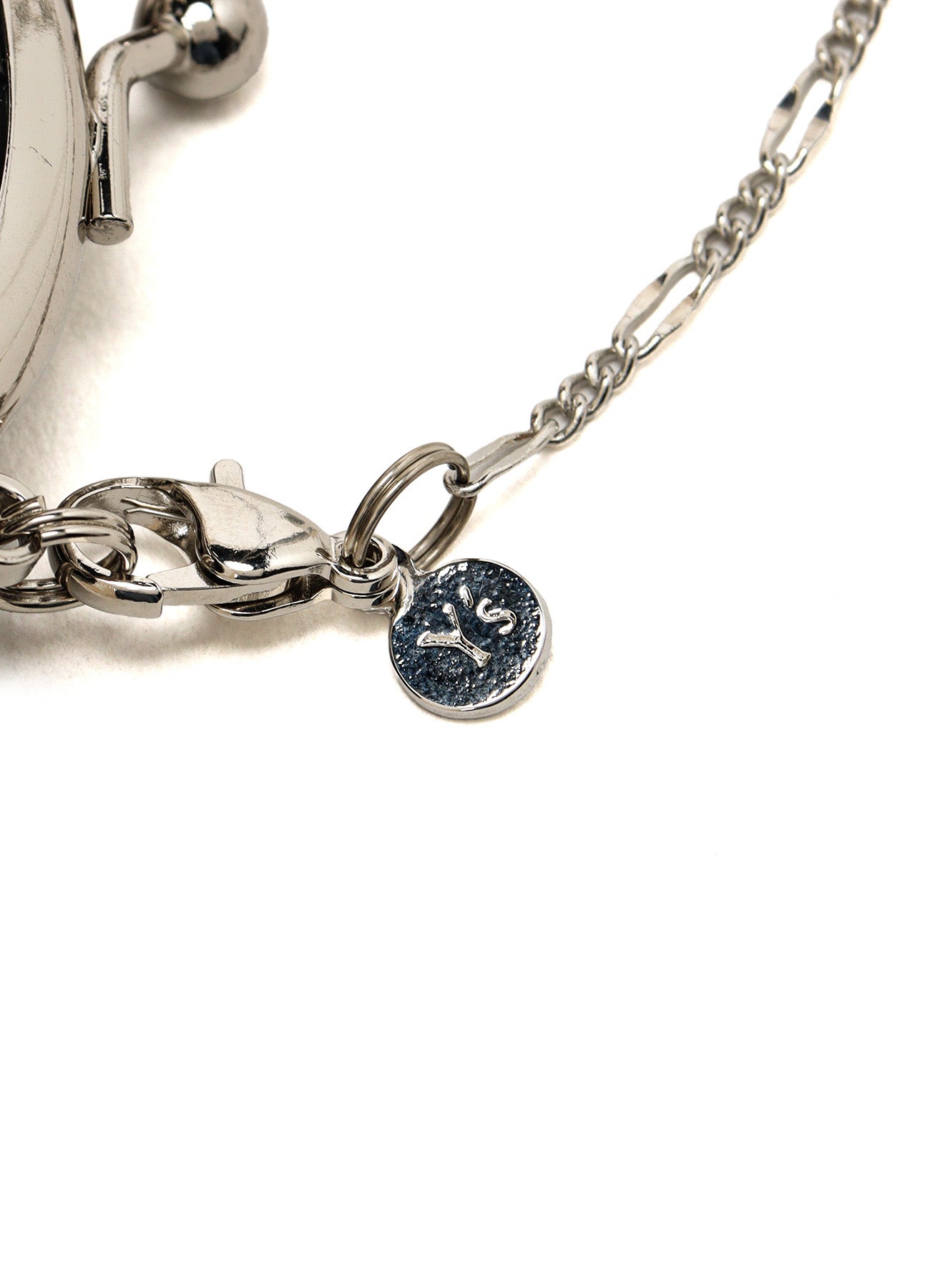 SEMI-GLOSS SMOOTH LEATHER CLASP NECKLACE M – THE SHOP YOHJI YAMAMOTO