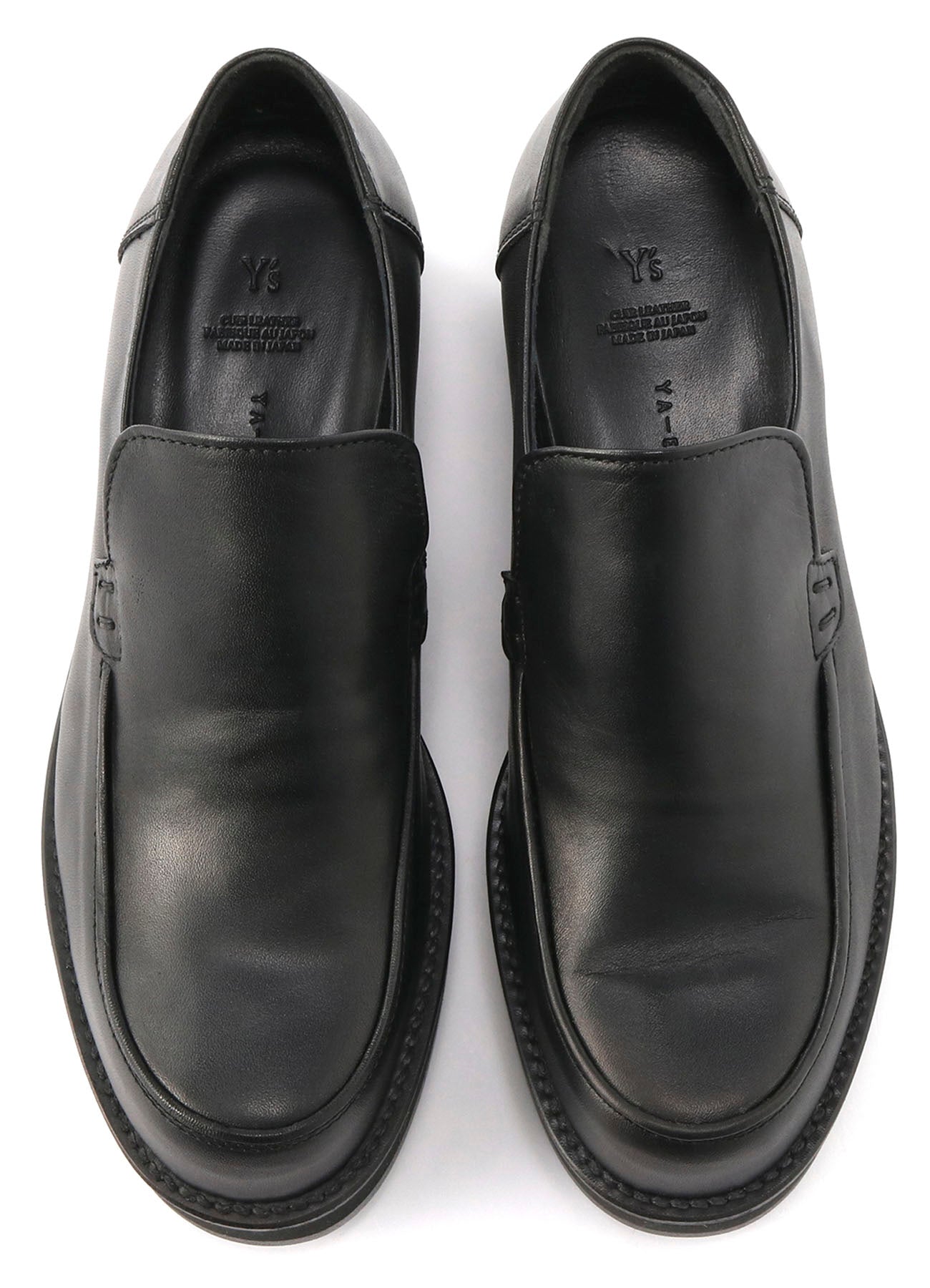 Smooth Leather Thick Sole Slip-ons – THE SHOP YOHJI YAMAMOTO