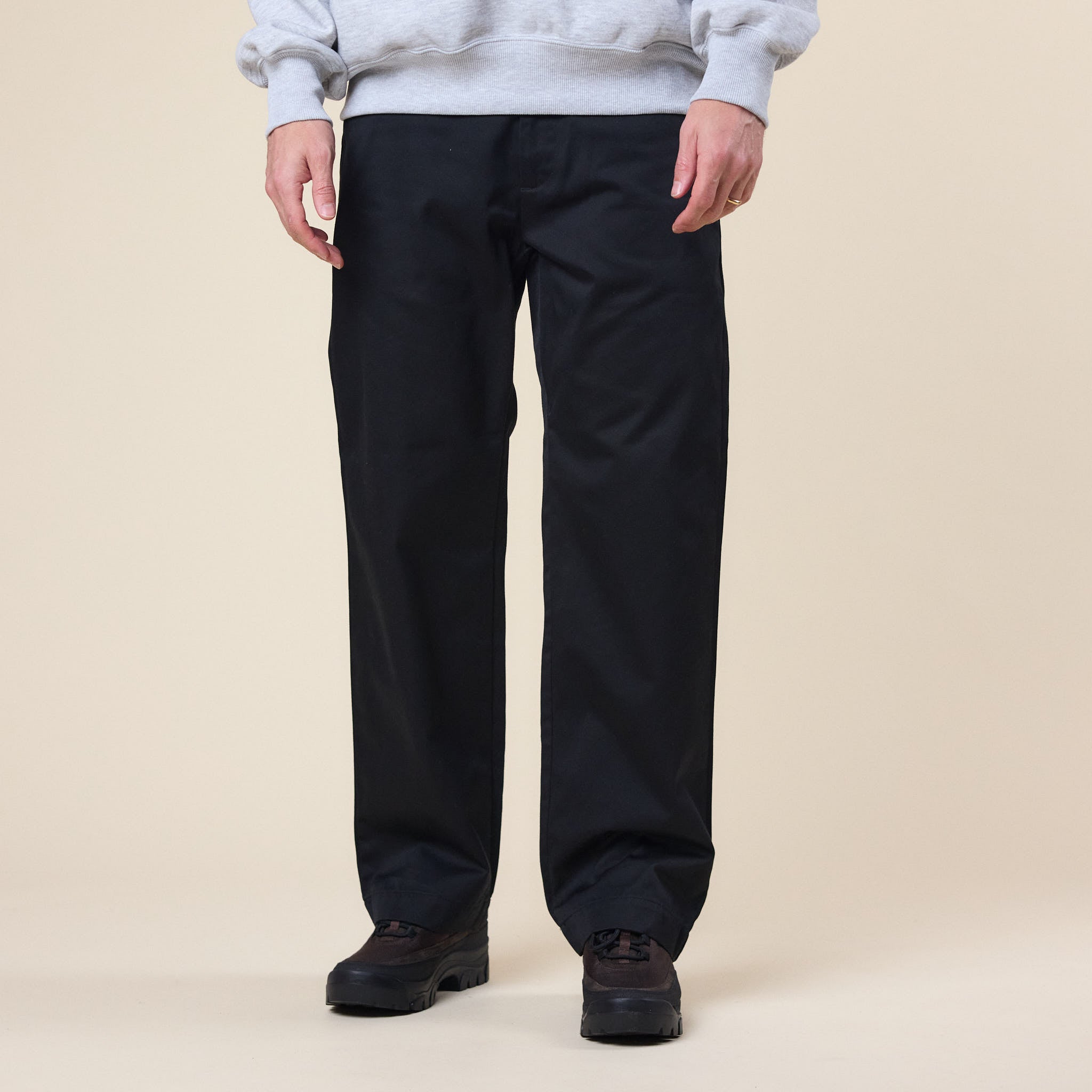 Nanamica - Wide Straight Chino Pants - Black | T.T.O.O
