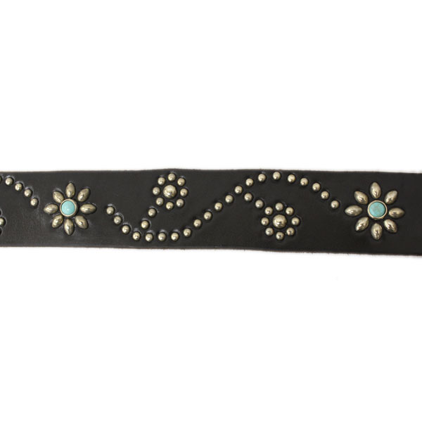 HTC(Hollywood Trading Company) ST125 Turquoise Flower Belt