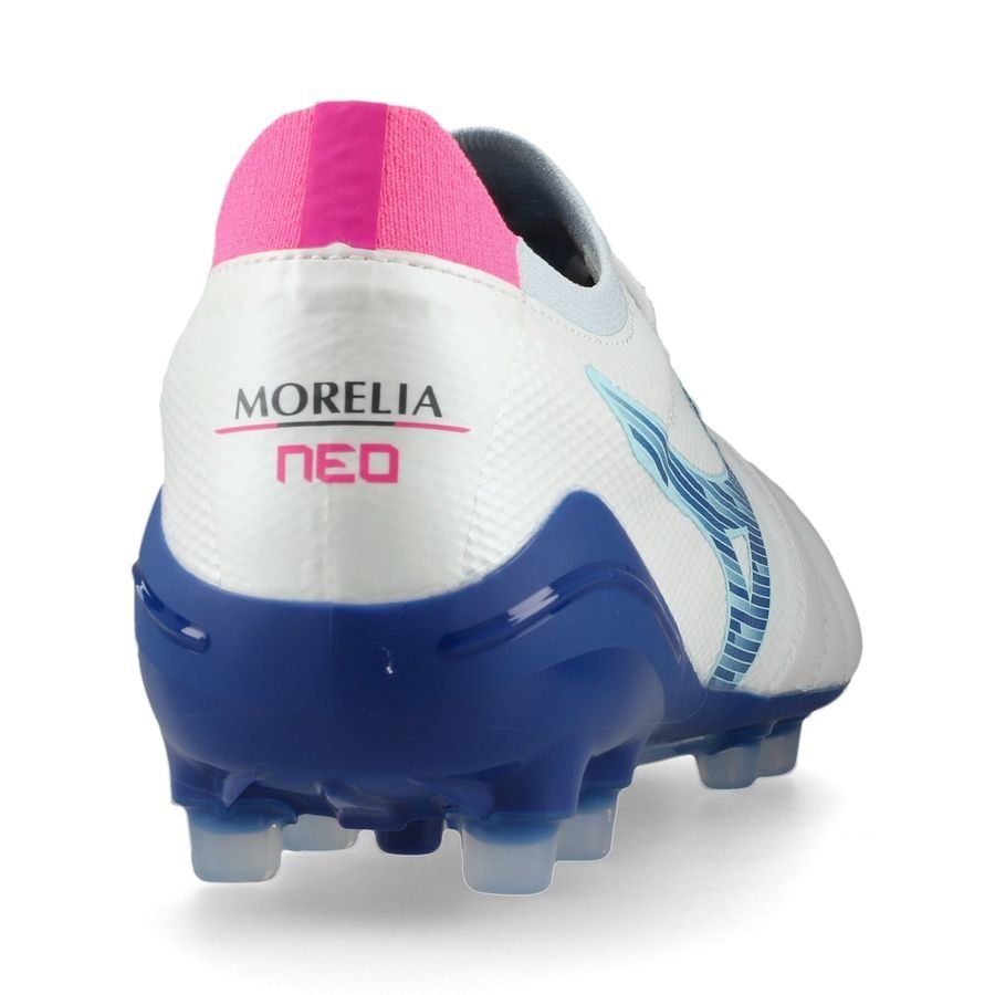 Mizuno Morelia Neo IV Beta Elite AG Urban Electric - White/Tanager