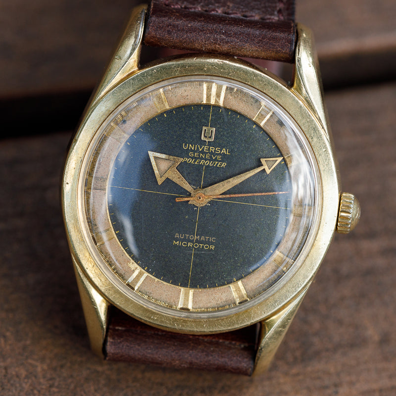 UNIVERSAL GENEVE POLEROUTER broad arrow – TIMEANAGRAM