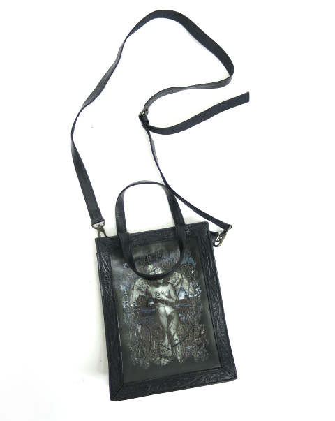 Jean Paul GAULTIER 天使柄レザーショルダーバッグ ジャンポール