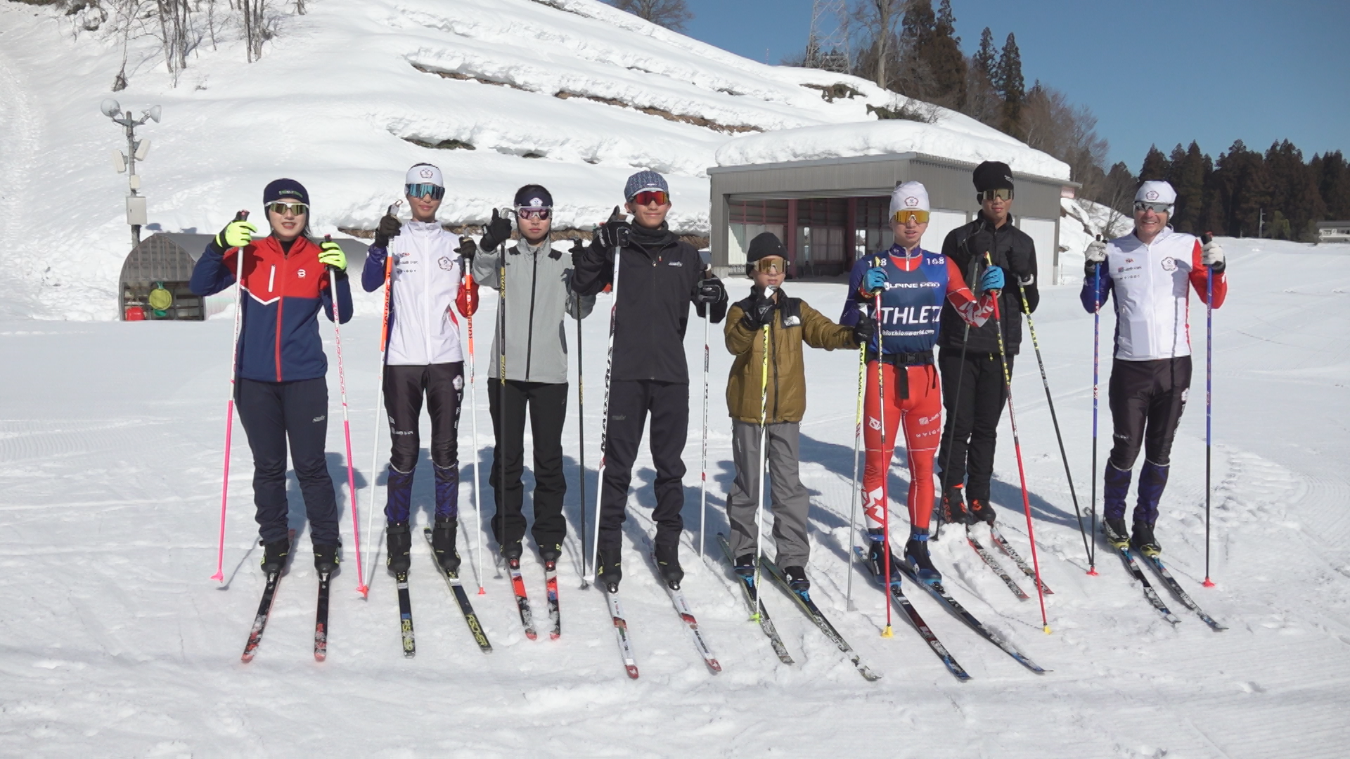 台湾のクロスカントリースキーチームが雪国の十日町市で合宿 - 十日町