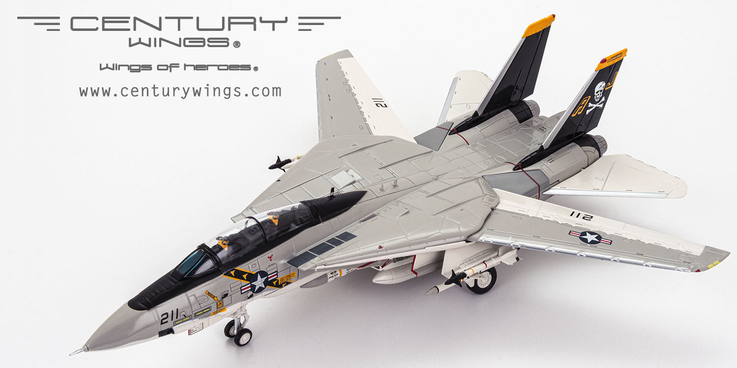 新品保管品】1/18 F-14A トムキャット VF‑84 ジョリーロジャース 稀少