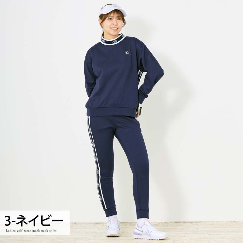 gs GOLF ゴルフウェア レディース 上下セットアップ スウェット