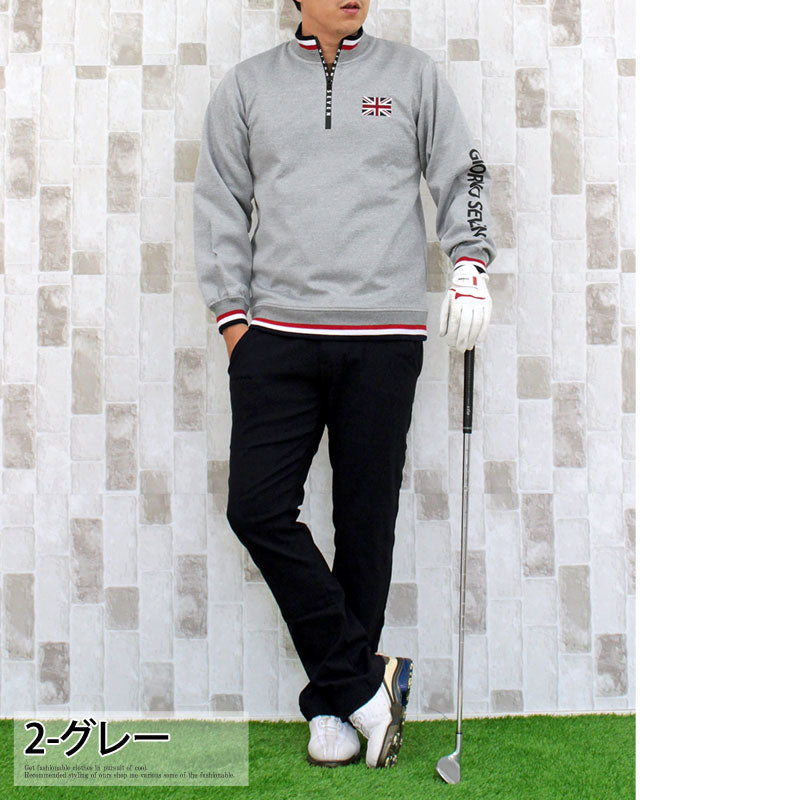 GIORNO SEVEN ジョルノセブン ハーフジップ トレーナー ゴルフウェア