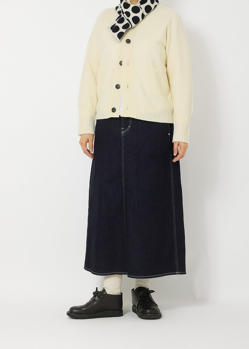 ストレッチデニムスカート│to touch