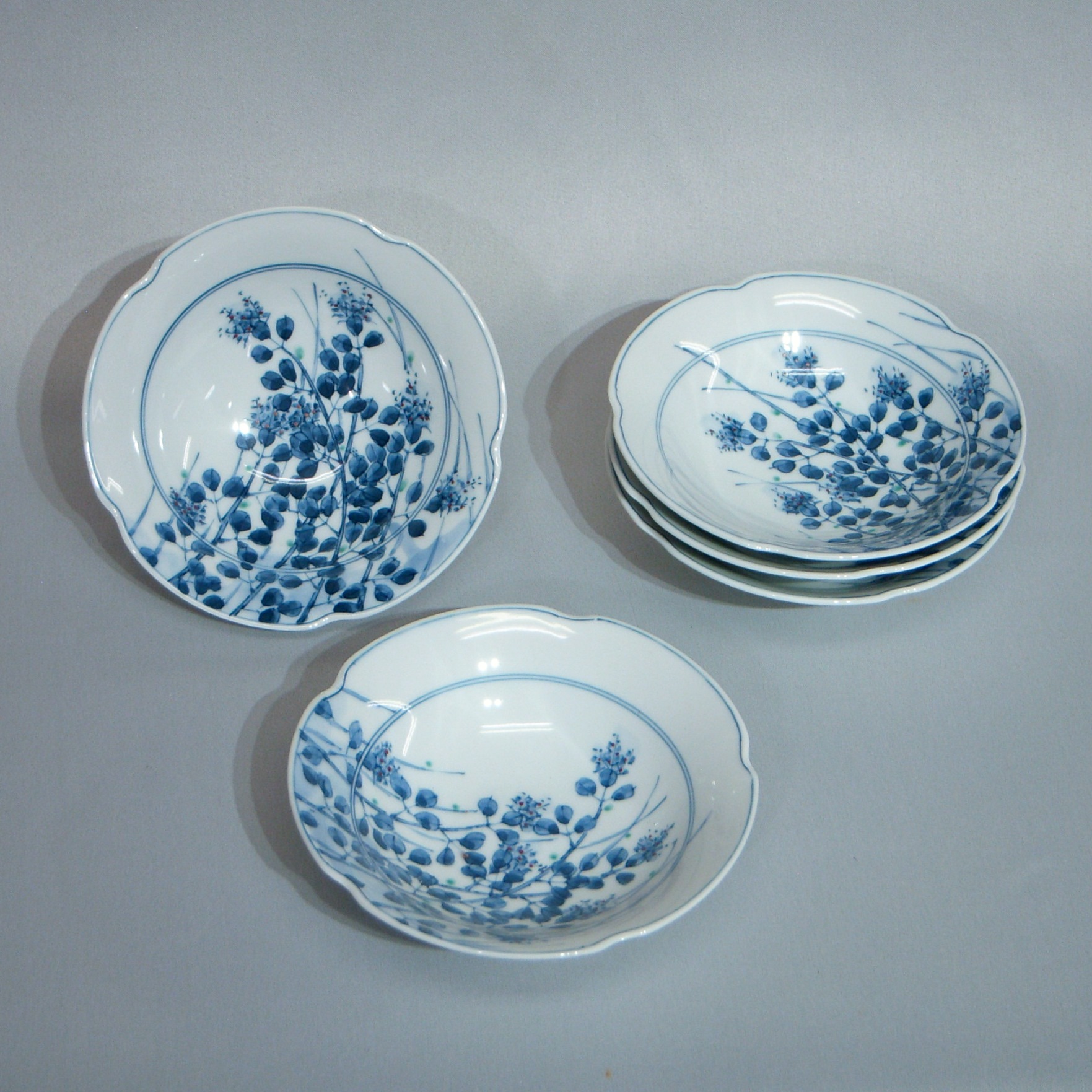 プレート皿・小鉢（磁器）】萩焼窯元陶華山 松尾藻風窯