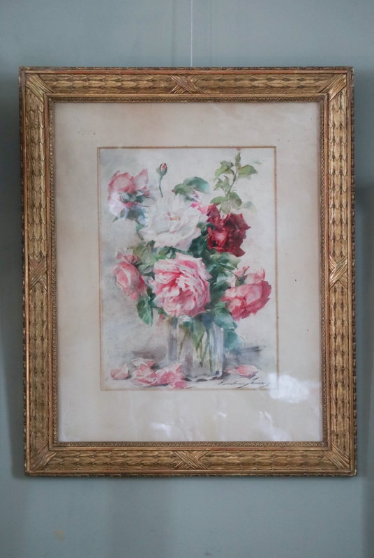 レオナール・フジタ 木版画 小さな職人 「魚屋」直筆サイン入り hpt480