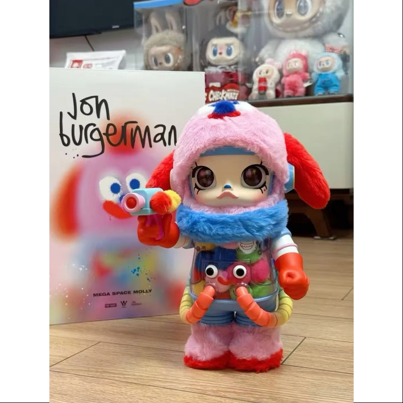 MEGA SPACE MOLLY 400% Jon Burgerman 2025 Limited Edition – TOYSEZ
