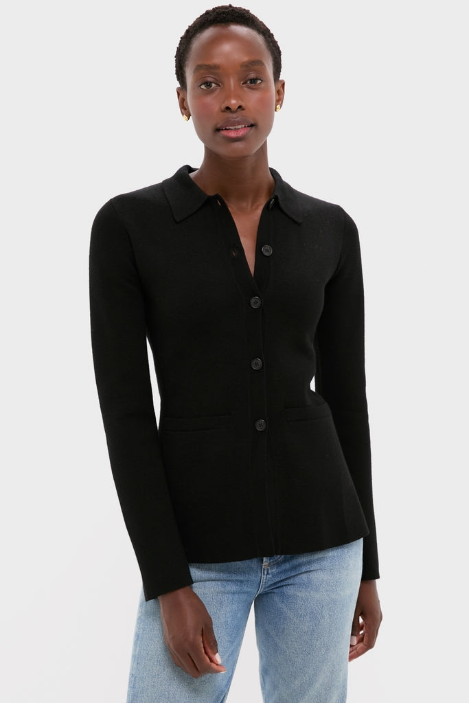 Black Betti Knit Cardi | Apiece Apart