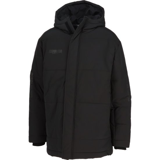 JOGARBOLA スウェーデン柄 中綿 ハーフコート BLK SIZE L 中綿ハーフ