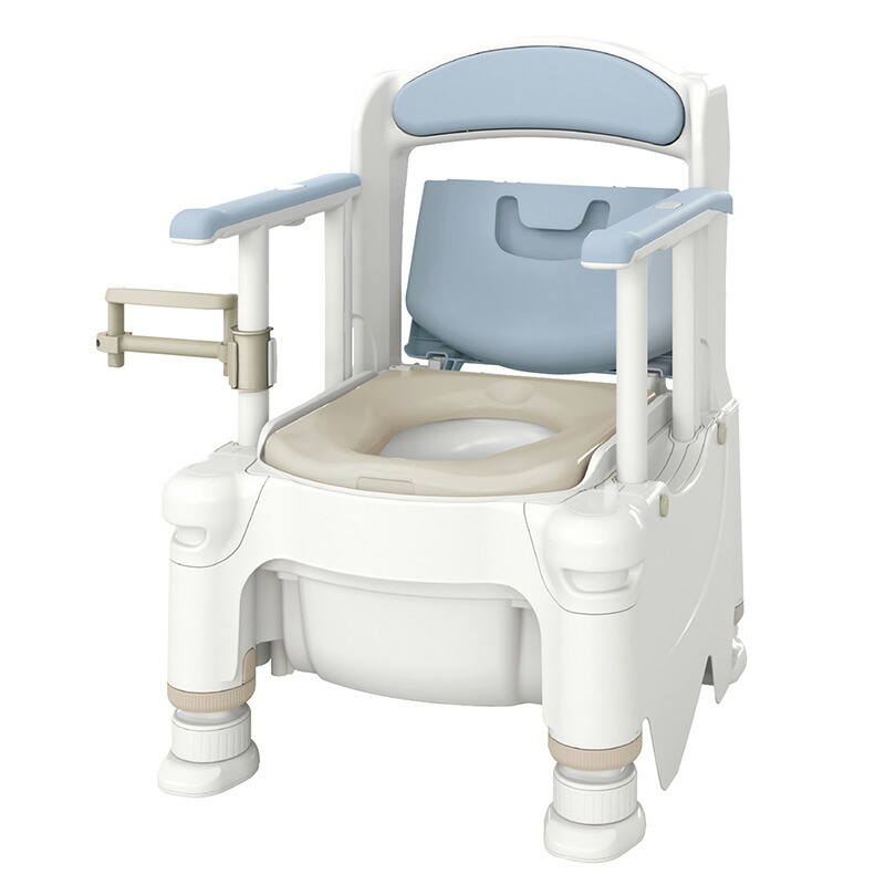 楽天市場】安寿 ポータブルトイレ FX-30S らくゾウくん 側面ガードなし