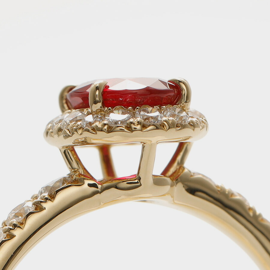 楽天市場】【鑑別書】 ルビー リング 1カラット 非加熱 ピジョン