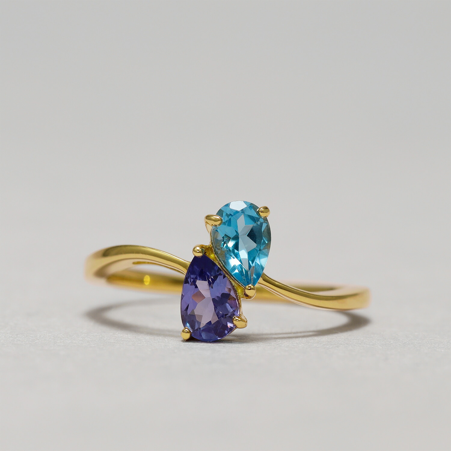 楽天市場】【10％OFFクーポン】 タンザナイト ブルートパーズ リング