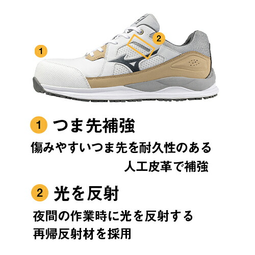 楽天市場】安全靴 ミズノ MIZUNO オールマイティ HW2 11L Ltd 新作