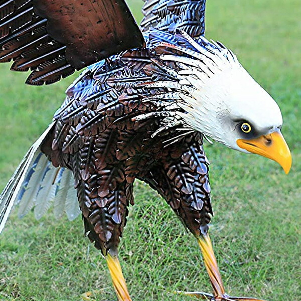 楽天市場】イーグル 鷲 メタル オブジェ 高さ61cm □ ハクトウワシ 鳥