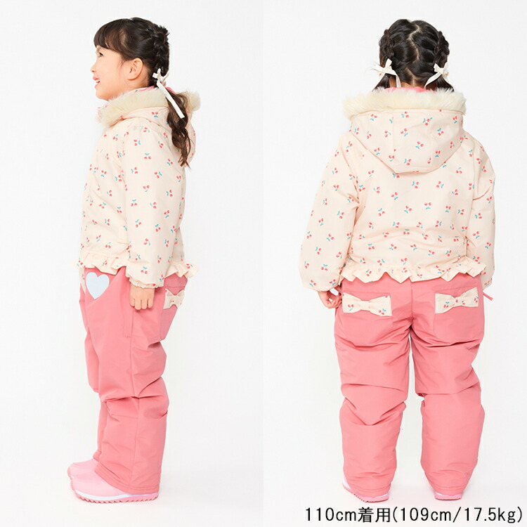 KULING チェリー柄 スノーウェア 105㌢ KULING チェリー柄 104サイズ