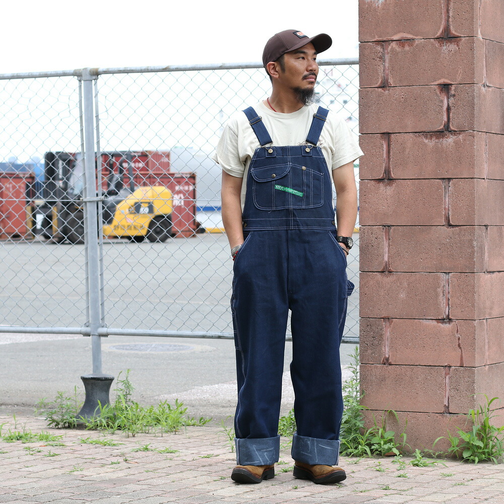 楽天市場】裾上げ無料 KEY INDUSTRIES,INC. デニムオーバーオール 273