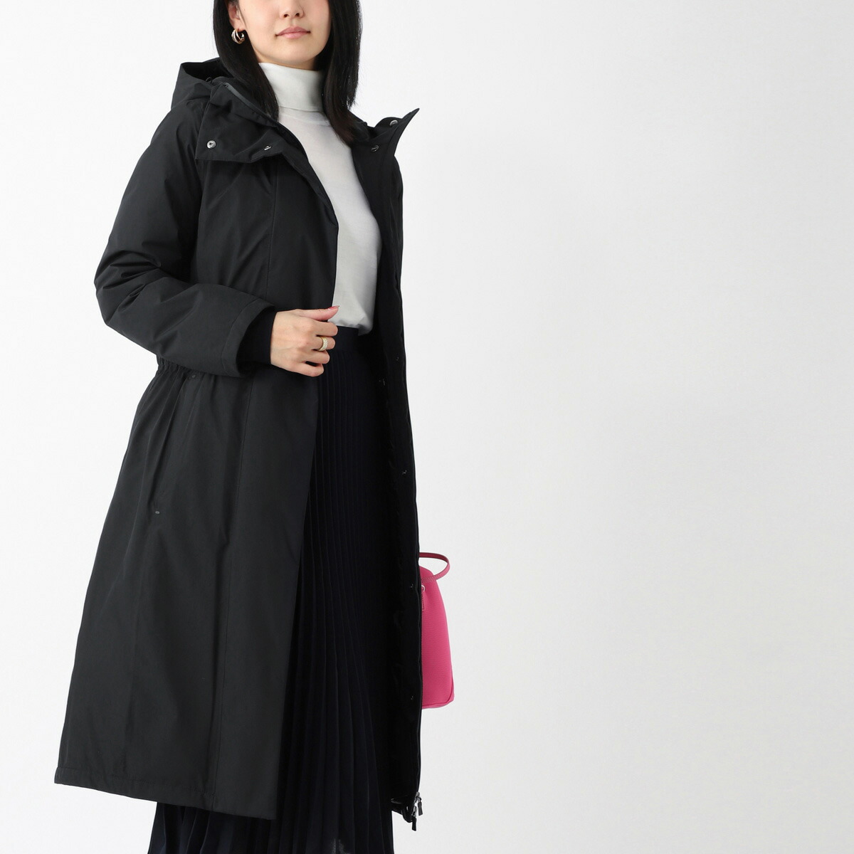 楽天市場】ヘルノ HERNO ダウンコート ブラック レディース 大きい