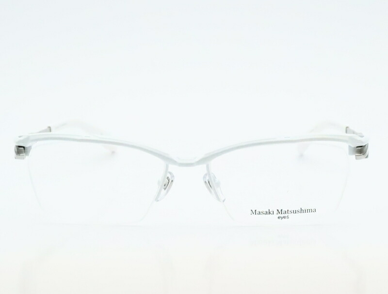 楽天市場】レンズつき マサキマツシマ メガネ MF-1309 3 ホワイト