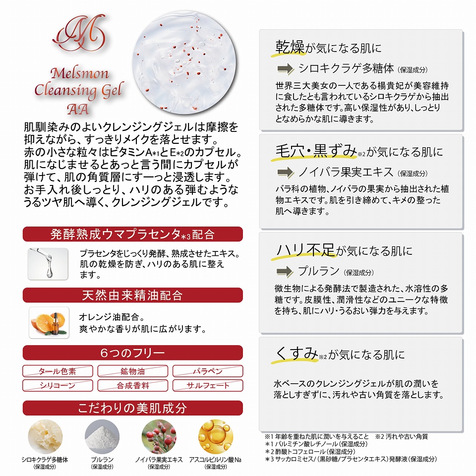 楽天市場】メルスモン クレンジングジェルAA : メルスモン製薬 楽天市場店