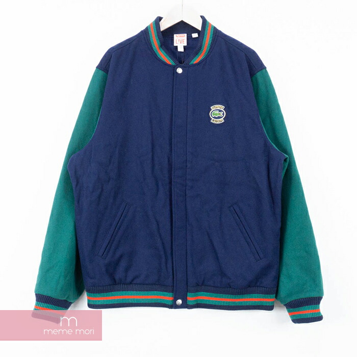楽天市場】Supreme×LACOSTE 2018SS Wool Varsity Jacket シュプリーム