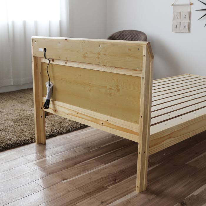 楽天市場】シングルベットすのこ パイン]無垢 材フレームのみ Sサイズ