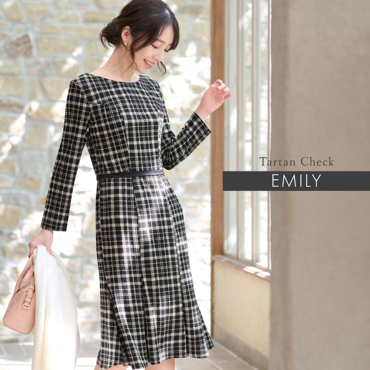 楽天市場】ワンピース ：エミリー タータンチェック ◇opd6b-050001